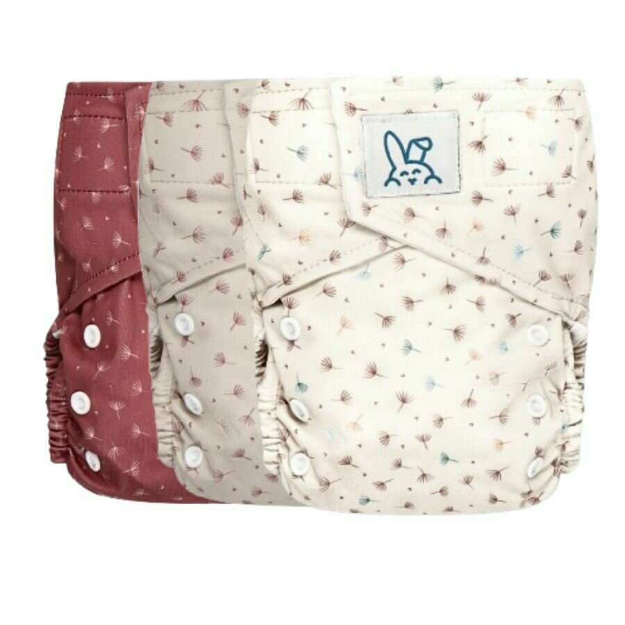 Couche lavable à scratch (Tout en Un) Blossom (avec insert intégré)