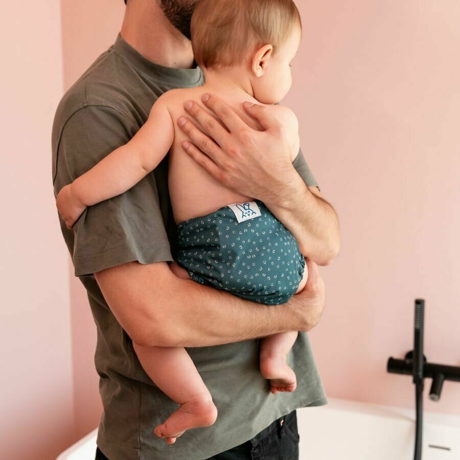 Couche lavable (Tout en Un) Dandelion (avec insert intégré)