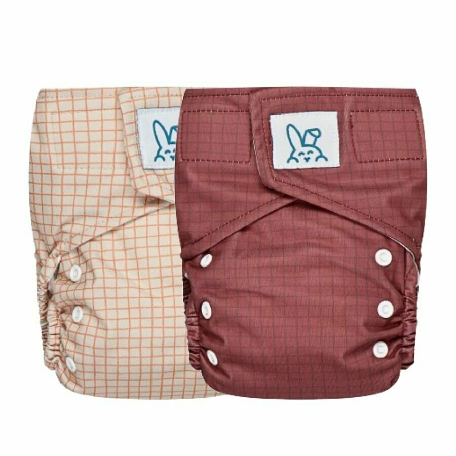 Couche lavable à scratch (Tout en Un) Tiles (avec insert intégré)