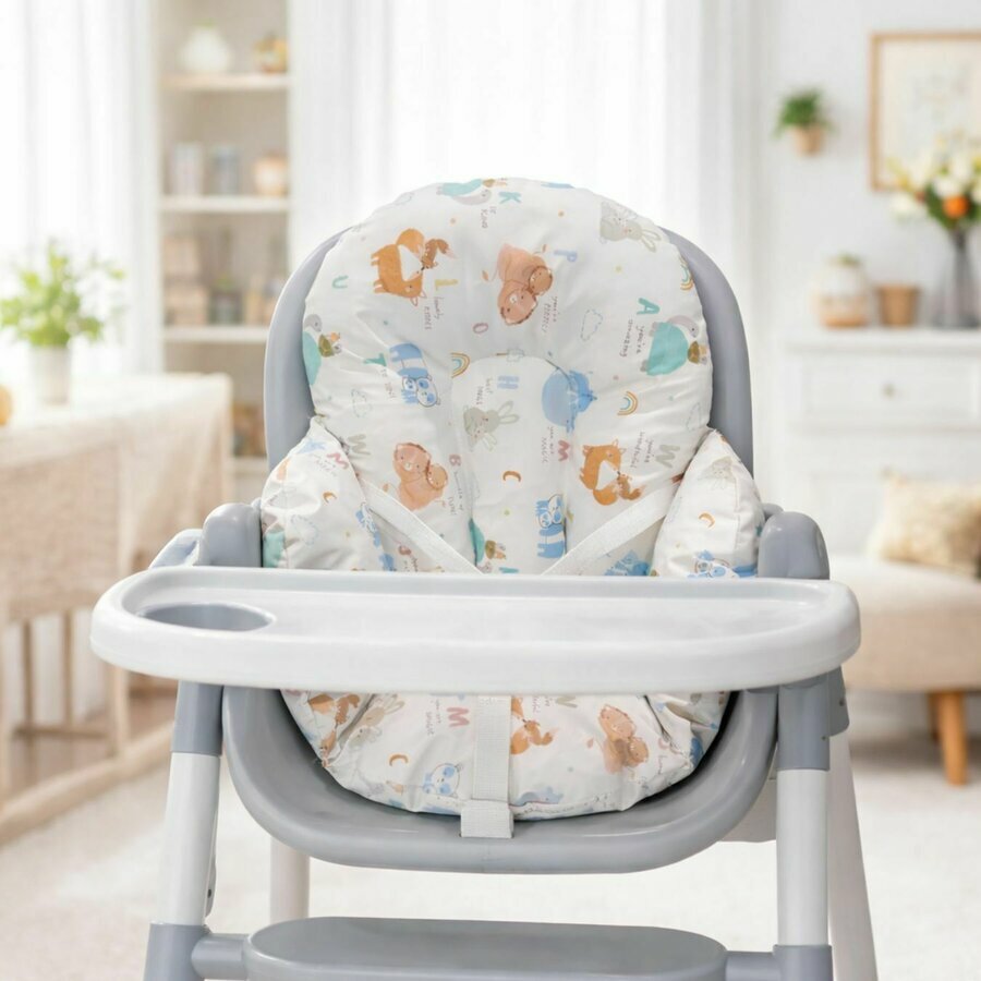 Coussin de chaise haute bébé PU - Animaux Coussin de chaise animaux